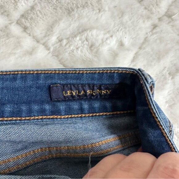 Lucky Brand | Dark Wash Denim Leyla Skinny Blue Jeans | Size 00/24A - Picture 16 of 16